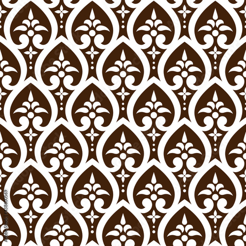 vintage damask pattern