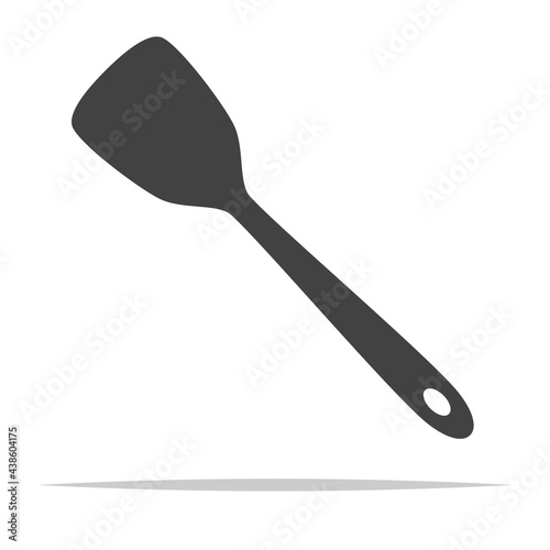 Cooking spatula icon vector isolated