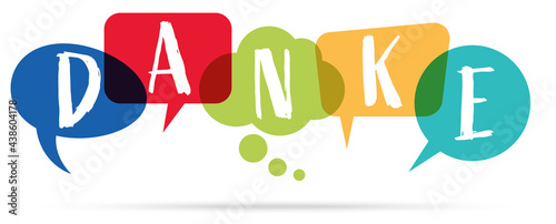 speech bubbles with text thanks