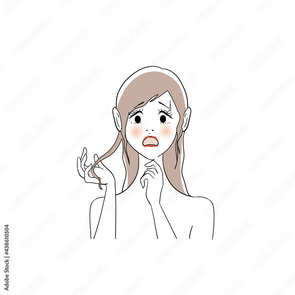 女性の髪の悩み ハリがない 女性の髪の悩み ハリがない