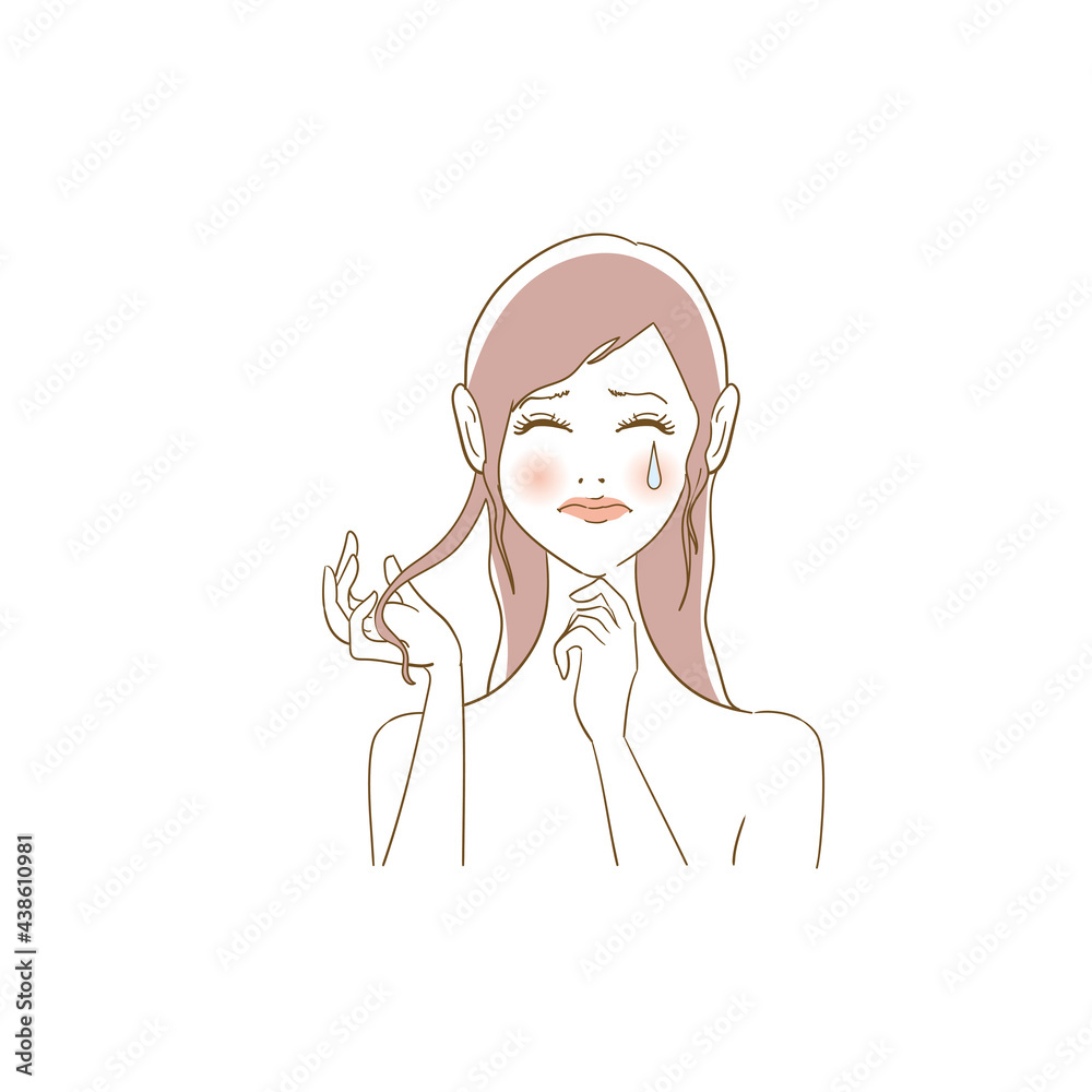 女性の髪の悩み ハリがない 女性の髪の悩み ハリがない