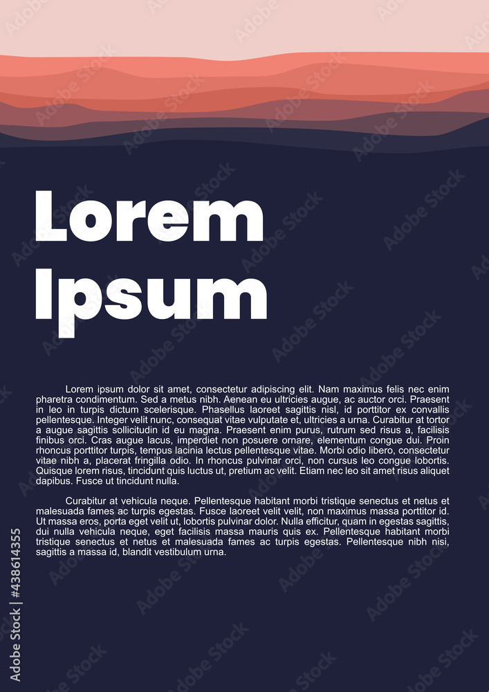 simple creative poster template design vector simple creative poster template design vector