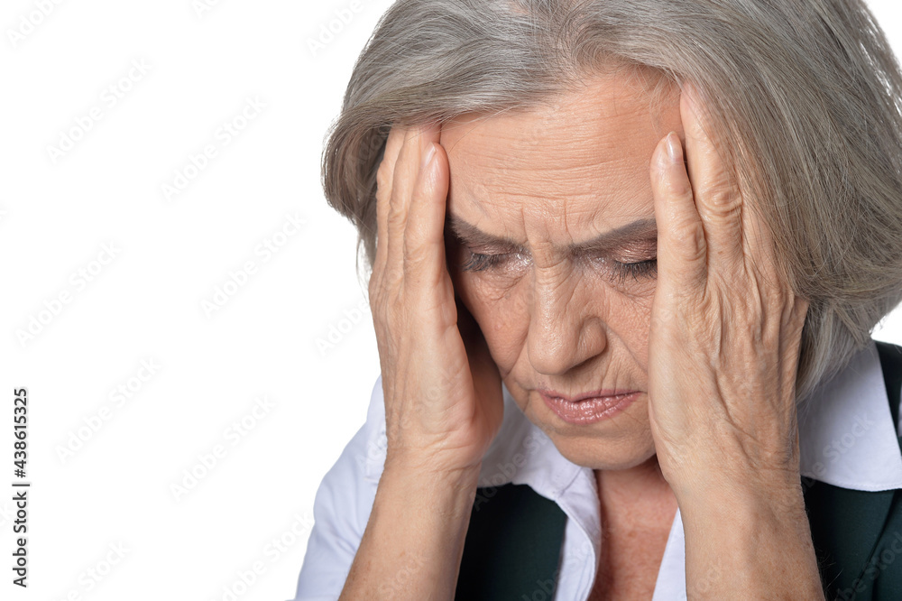 sad senior woman posing isolated sad senior woman posing isolated