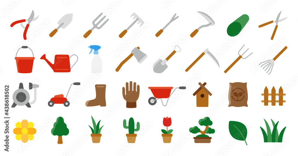 Gardening Icon Set