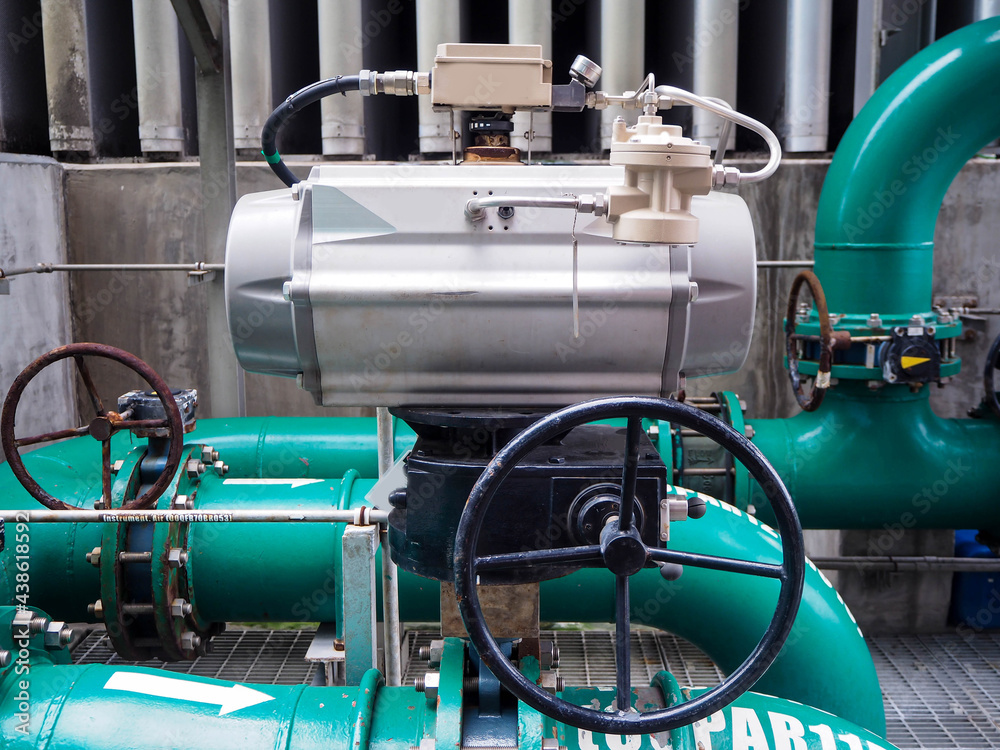 Pneumatic valve for On-Off type which apply industrial zone and popular ...