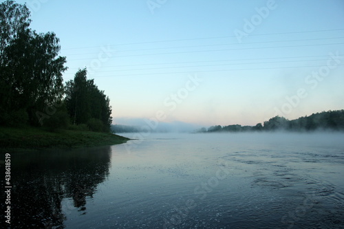 Fog on the river early in the morning during the summer © SHARKY PHOTOGRAPHY