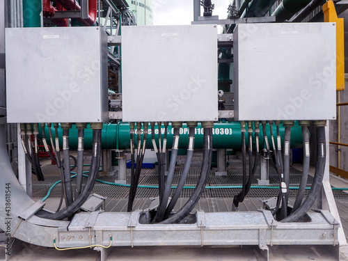 Local control panel stainless type in power plant for connection between filed instrument and control systems.