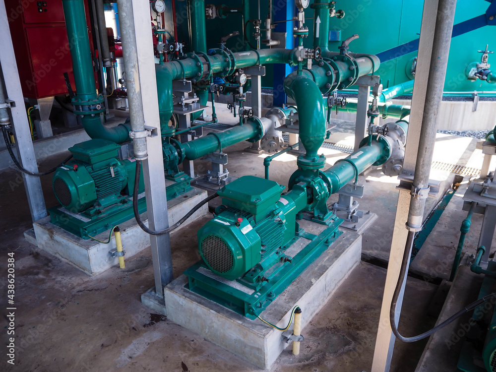 Pump and motor which popular to install with pipe in industrial such chemical, power plant, oil and gas. Pump and motor which popular to install with pipe in industrial such chemical, power plant, oil and gas.
