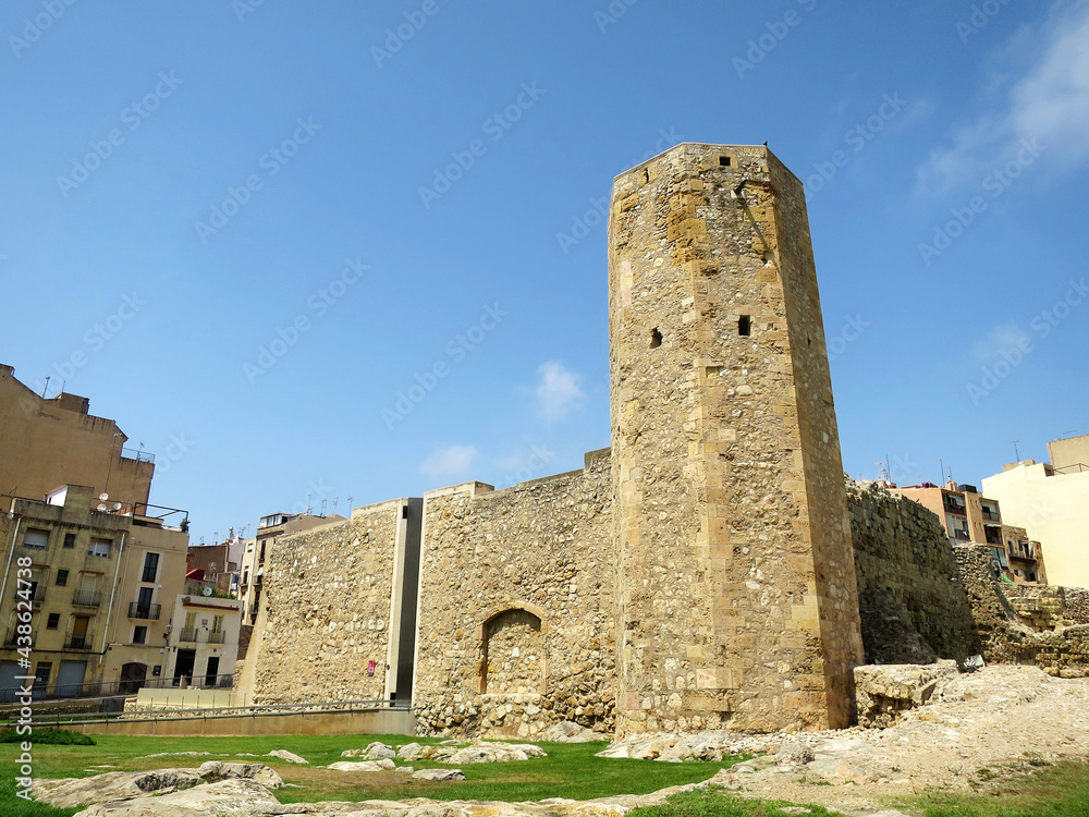 The Monges Tower (Torre de les Monges) in Tarragona, SPAIN
