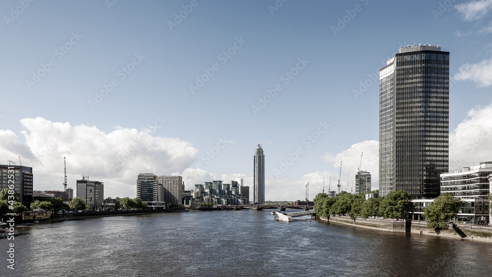 buildings on the river