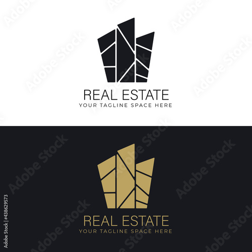 Vector real estate Logo Design Template - home, house, and real estate Symbol Logo suitable for real estate agency or real estate company
