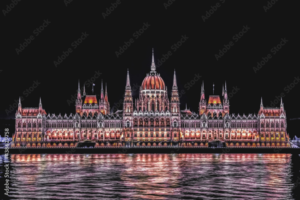Fototapeta premium hungarian parliament building