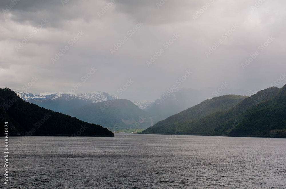 Norwegian fjords vistas