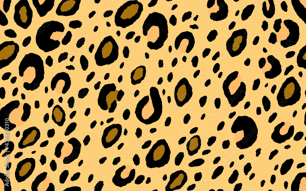 Abstract modern leopard seamless pattern. Animals trendy background. Beige and black decorative vector stock illustration for print, card, postcard, fabric, textile. Modern ornament of stylized skin Abstract modern leopard seamless pattern. Animals trendy background. Beige and black decorative vector stock illustration for print, card, postcard, fabric, textile. Modern ornament of stylized skin