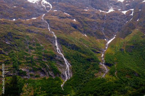 Norwegian fjords vistas photo