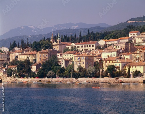 croatia, istria, volosko (suburb of, opatija) with the ucka mountains, 49204,  photo