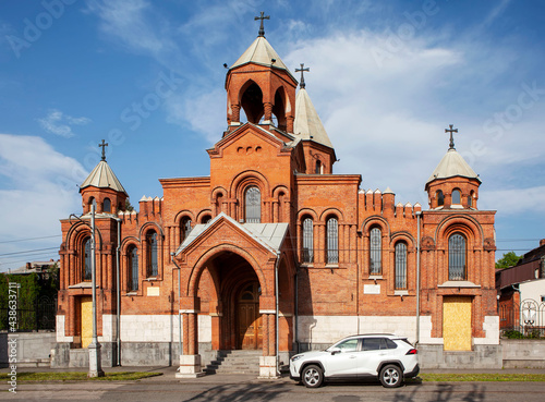 Armenian Church of Surb Grigor Lusavorich (Church of St. Gregory the Illuminator). Vladikavkaz, North Ossetia, Russia photo