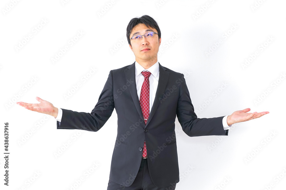 疑問・理解不能・ビジネスマン 疑問・理解不能・ビジネスマン