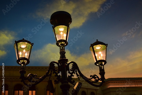old street lamp
