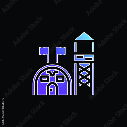 Base blue gradient vector icon