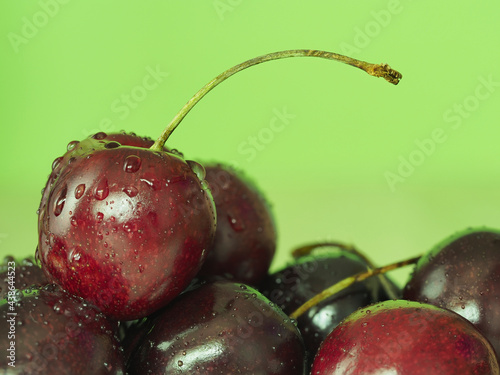 close up of cherries