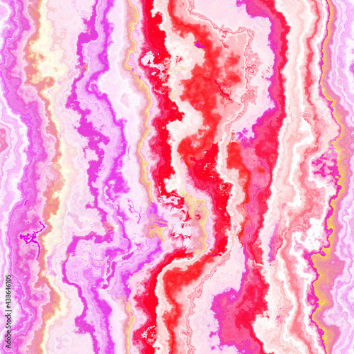 abstract illustration of white pink red color marble stone . Seamless texture