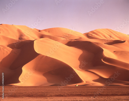 sand dunes in the erg photo