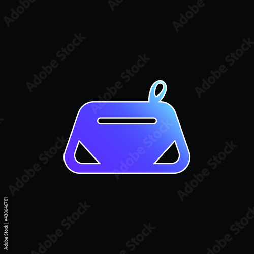 Beautician blue gradient vector icon