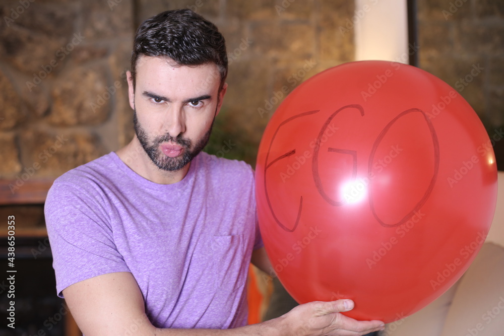 Delusional man with an inflated ego
Delusional man with an inflated ego