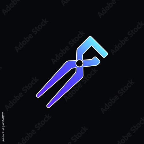 Big Clippers blue gradient vector icon