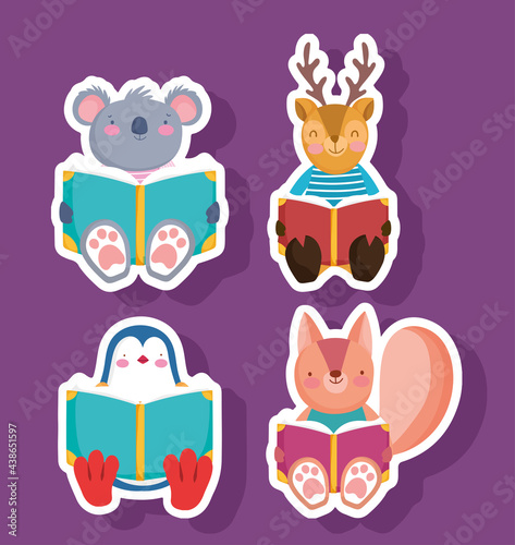 Photography school animals sticker