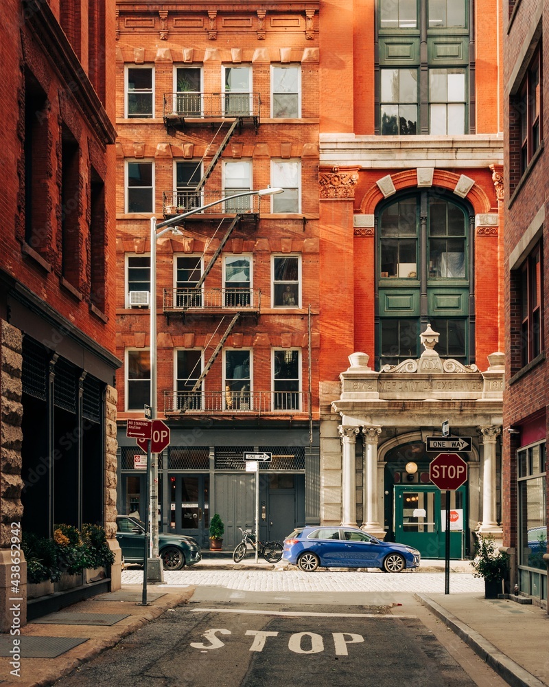 Staple Street, in Tribeca, Manhattan, New York City