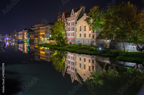 Opole by night- "Opole Venice"- Poland