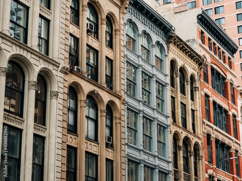 Obraz na płótnie Architecture in Tribeca, Manhattan, New York City w salonie
