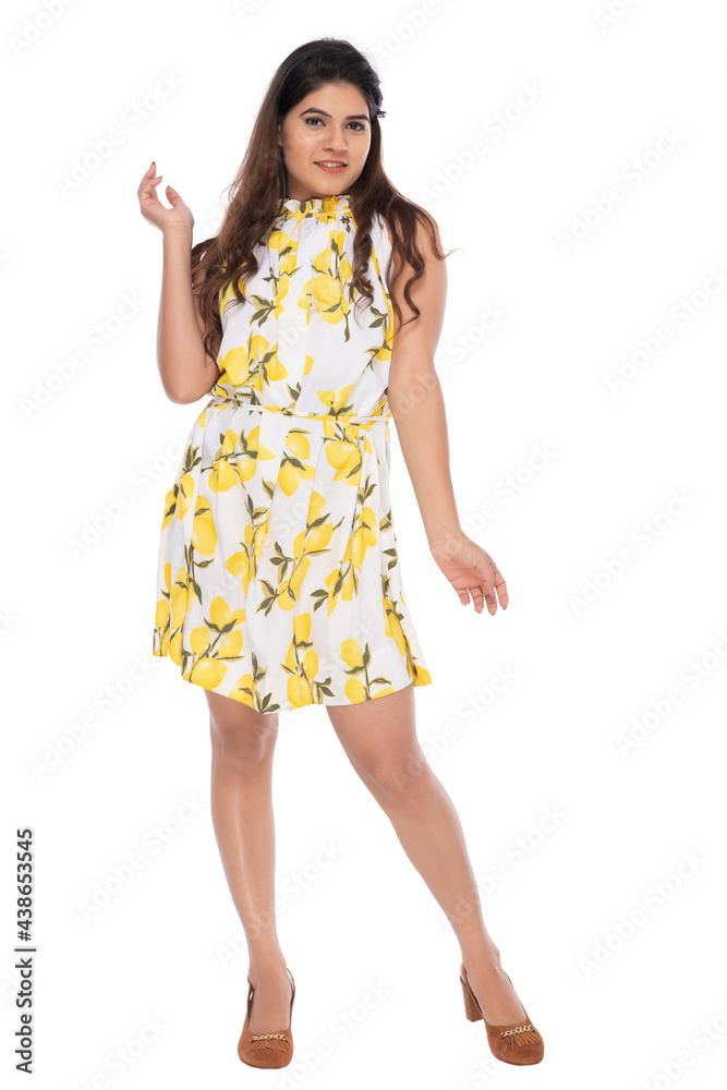 Young Indian woman lifestyle wearing casual wear Young Indian woman lifestyle wearing casual wear