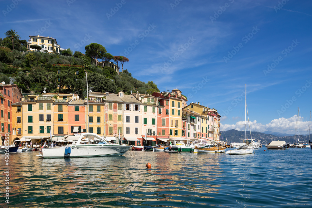 Portofino harbour in summer, Genoa, Italy Portofino harbour in summer, Genoa, Italy