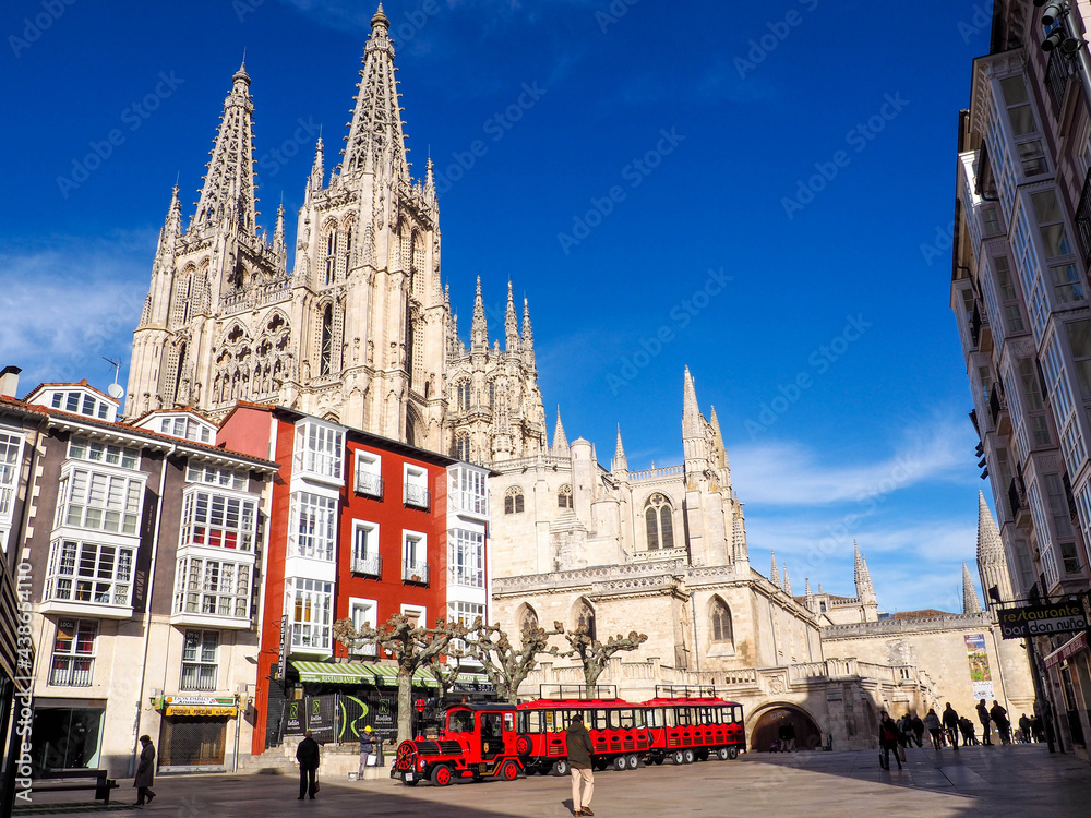 Cathedral in burgos - spain in the middle of the city
Cathedral in burgos - spain in the middle of the city