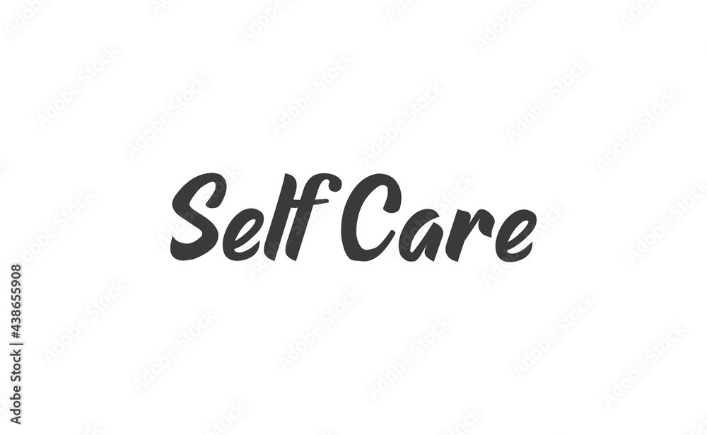 Self care lettering quote. Love yourself quote. Modern calligraphy text of taking care of yourself. Design print for t shirt, greeting card or banner. Vector illustration. Self care lettering quote. Love yourself quote. Modern calligraphy text of taking care of yourself. Design print for t shirt, greeting card or banner. Vector illustration.