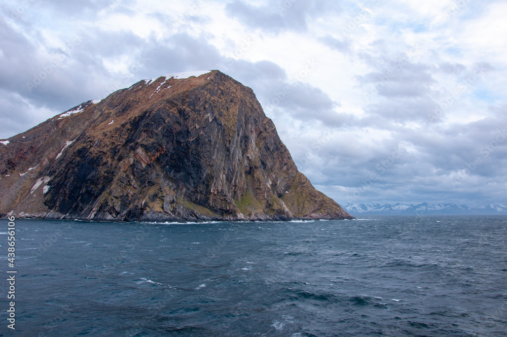 Norwegian fjords shore landscapes view from the sea Norwegian fjords shore landscapes view from the sea