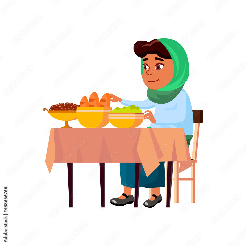 hungry arabic lady devouring tasty meals at feast cartoon vector. hungry arabic lady devouring tasty meals at feast character. isolated flat cartoon illustration hungry arabic lady devouring tasty meals at feast cartoon vector. hungry arabic lady devouring tasty meals at feast character. isolated flat cartoon illustration
