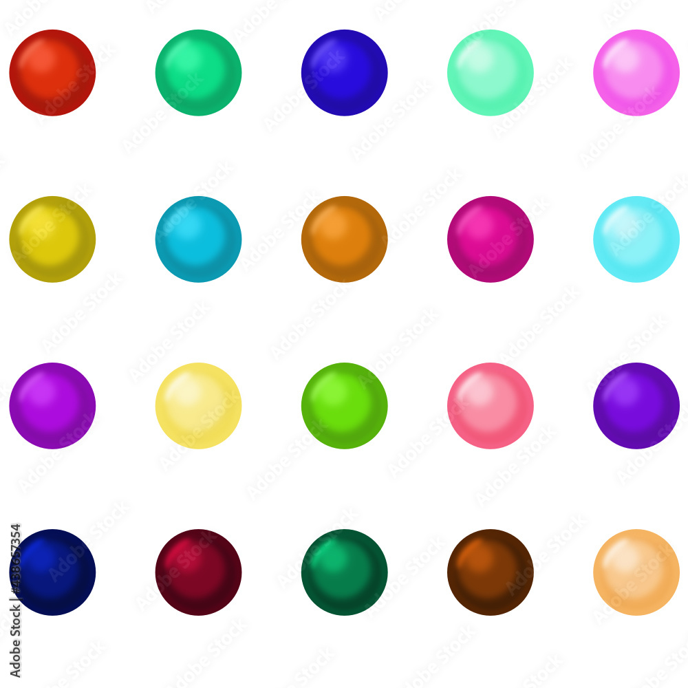 Vector pellets bubbles set svg icons for buttons and bubble ball game Vector pellets bubbles set svg icons for buttons and bubble ball game