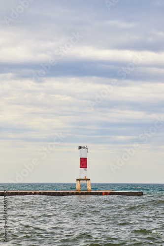 Pier on Lake Michigan © Nicholas J. Klein