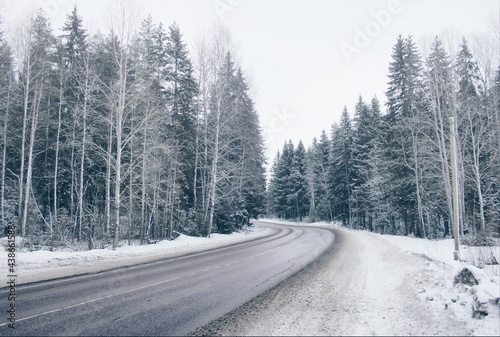 road in winter