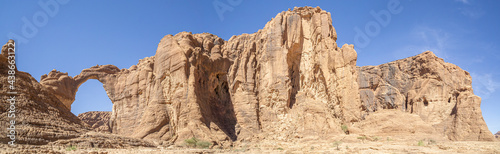 Arch of Aloba in desert of Ennedi  Chad 