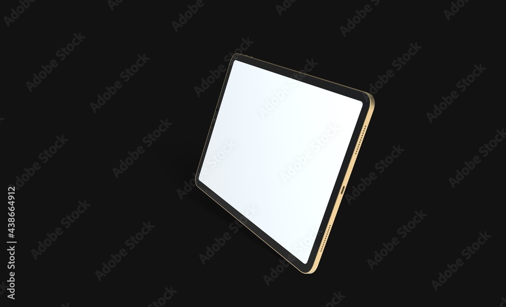 tablet pc, isolated on 3d background tablet pc, isolated on 3d background