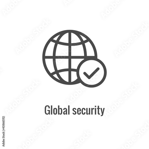 Certified Ethical Hacking icon showing security and hacking idea