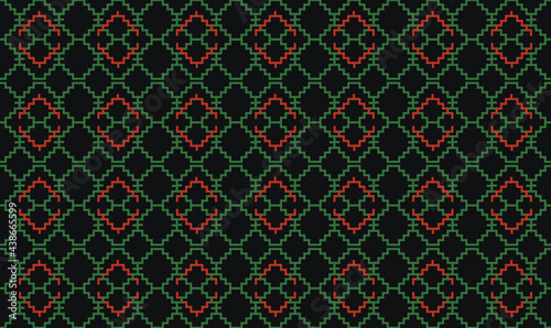 Geometric ethnic oriental seamless pattern Design for background