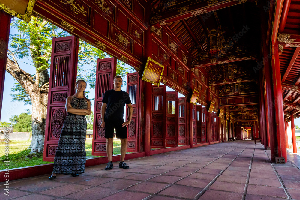 Imperial city citadel Hue Vietnam