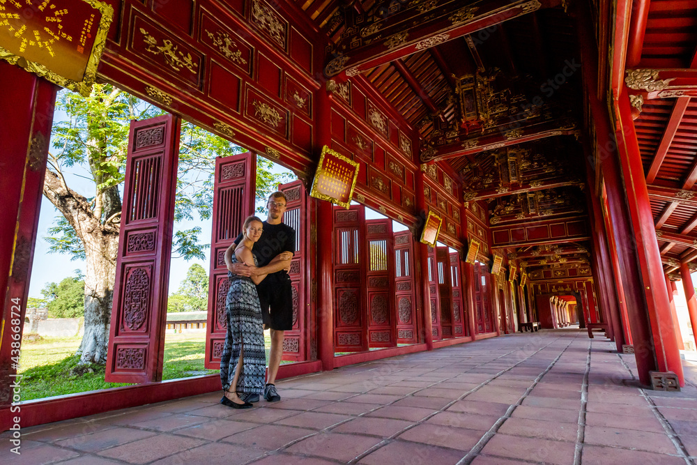 Imperial city citadel Hue Vietnam