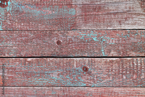 Old weathered wooden barrels or planks textured background